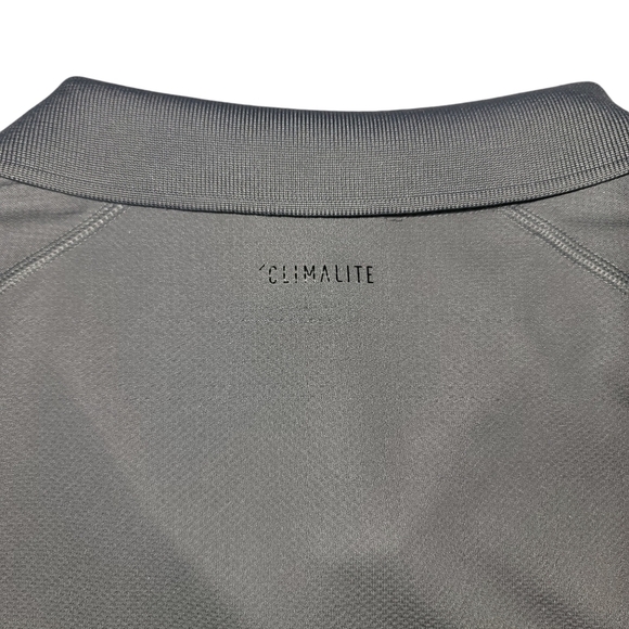 Adidas Men's New York Polo-Grey Three- Flash Orange EI8971 - Picture 6 of 10